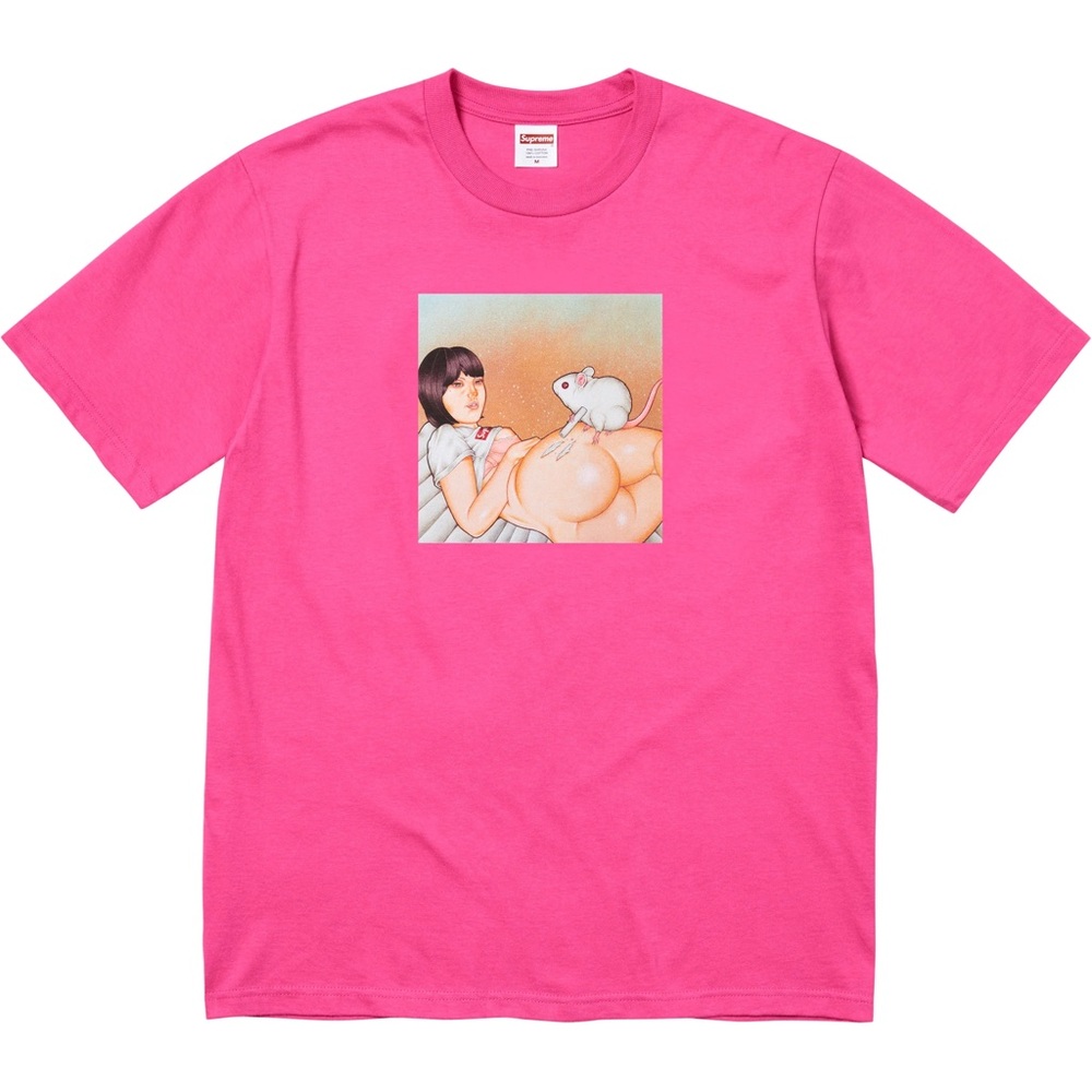 Supreme® x John John Jesse “Mouse” Tee, Fuschia (L) [S/S 2025, Week 7]
